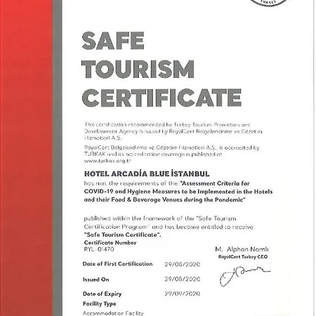 Otel Arcadia Blue İstanbul